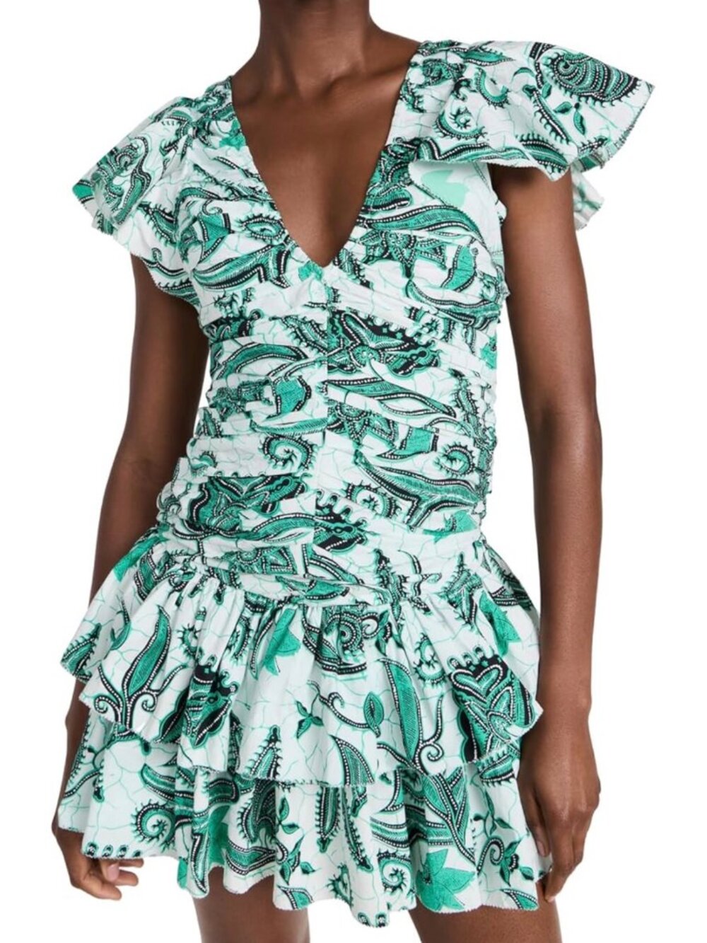 🌿✨ NWT Love The Label Minette Dress - Sasha Emerald Print - Small